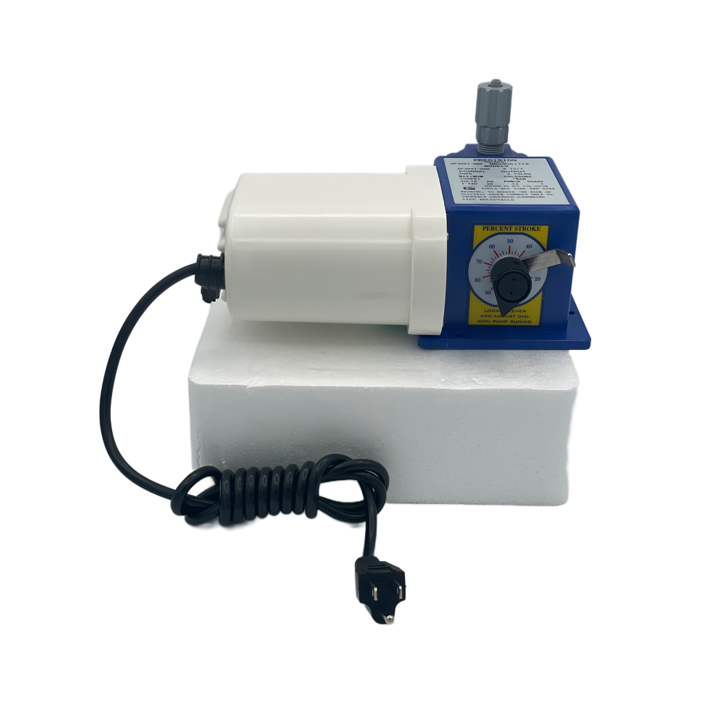Chem Flow Mechanical Diaphragm Metering Pump - 30 Gallons Per Day - 100 PSI - 115V Plug