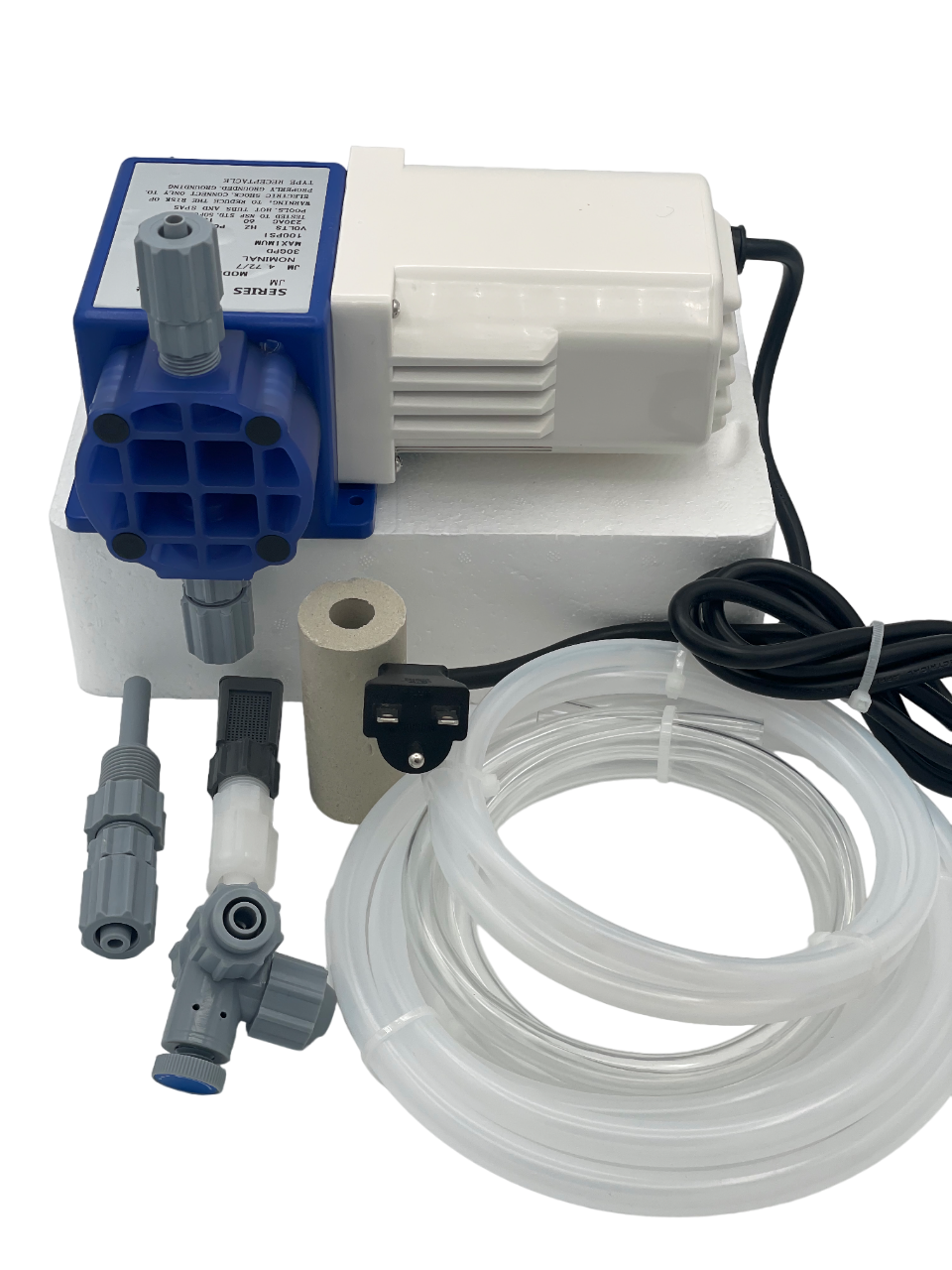 Chem Flow Mechanical Diaphragm Metering Pump - 24 Gallons Per Day - 100 PSI - 230V Plug