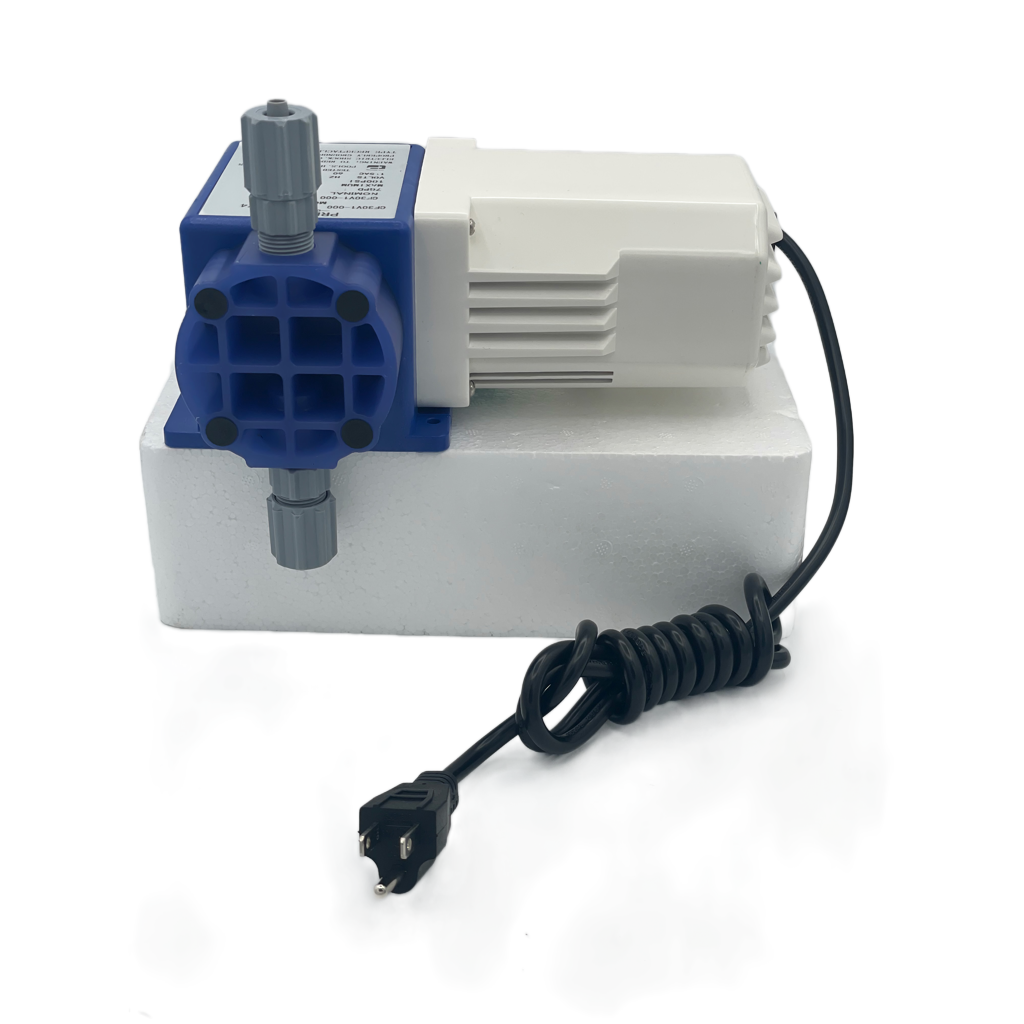 Chem Flow Mechanical Diaphragm Metering Pump - 30 Gallons Per Day - 100 PSI - 115V Plug